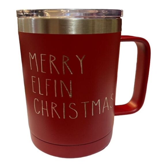 Polar camel, high endurance, drinkware, red MERRY ELFIN CHRISTMAS - Picture 1 of 2